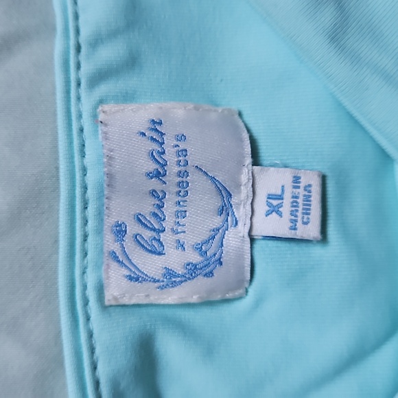 Blue Rain x Francesca's Aqua Bodysuit, Size XL - Picture 2 of 6